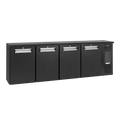 Gamko E32222MU84 plug-ready bottle cooler with 4 solid anthracite doors