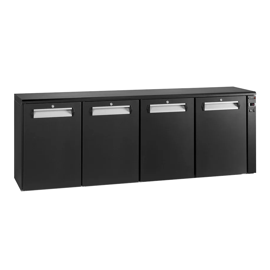 Refroidisseur de bouteilles Gamko E3/2222VS Remote avec 4 portes pleines anthracite