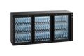 Refroidisseur de bouteilles Gamko E3/222GVS Remote avec 3 portes vitrées anthracite