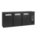 Gamko E3/222MU Plug-ready flessenkoeler met 3 gesloten deuren in antraciet